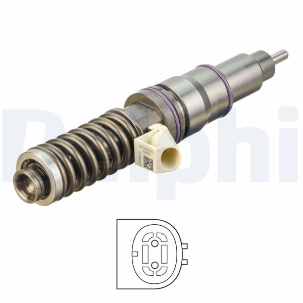 Repasovaný vstrekovač DELPHI HRE114